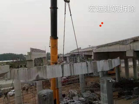 桥梁拆除-高速桥梁切割拆除