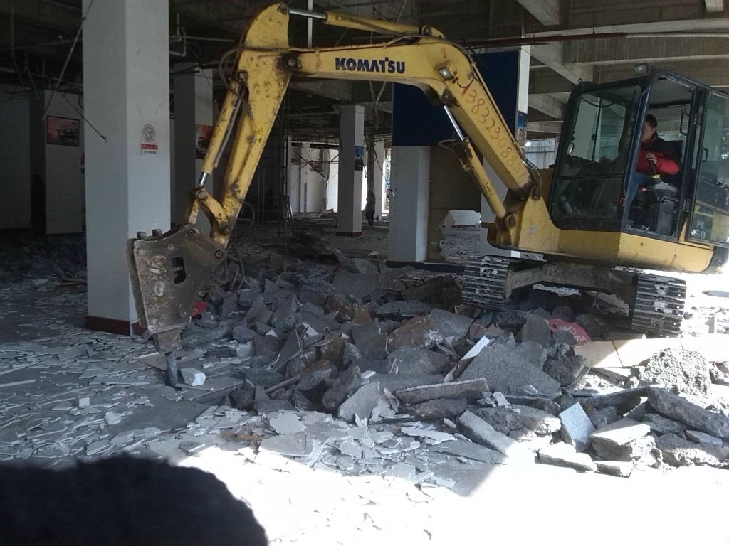 地面拆除，地面破碎，人工拆除